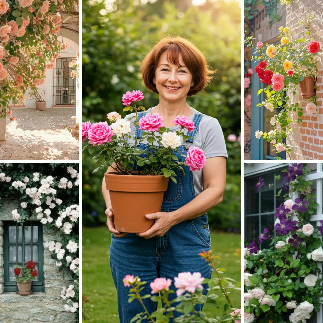 Sementes Selecionadas De Rosas Trepadeiras Com Cores Variadas 300 unidades