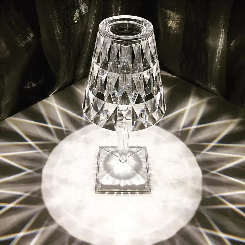 Abajur Diamante com 16 Cores Variadas - Iluminação Decorativa