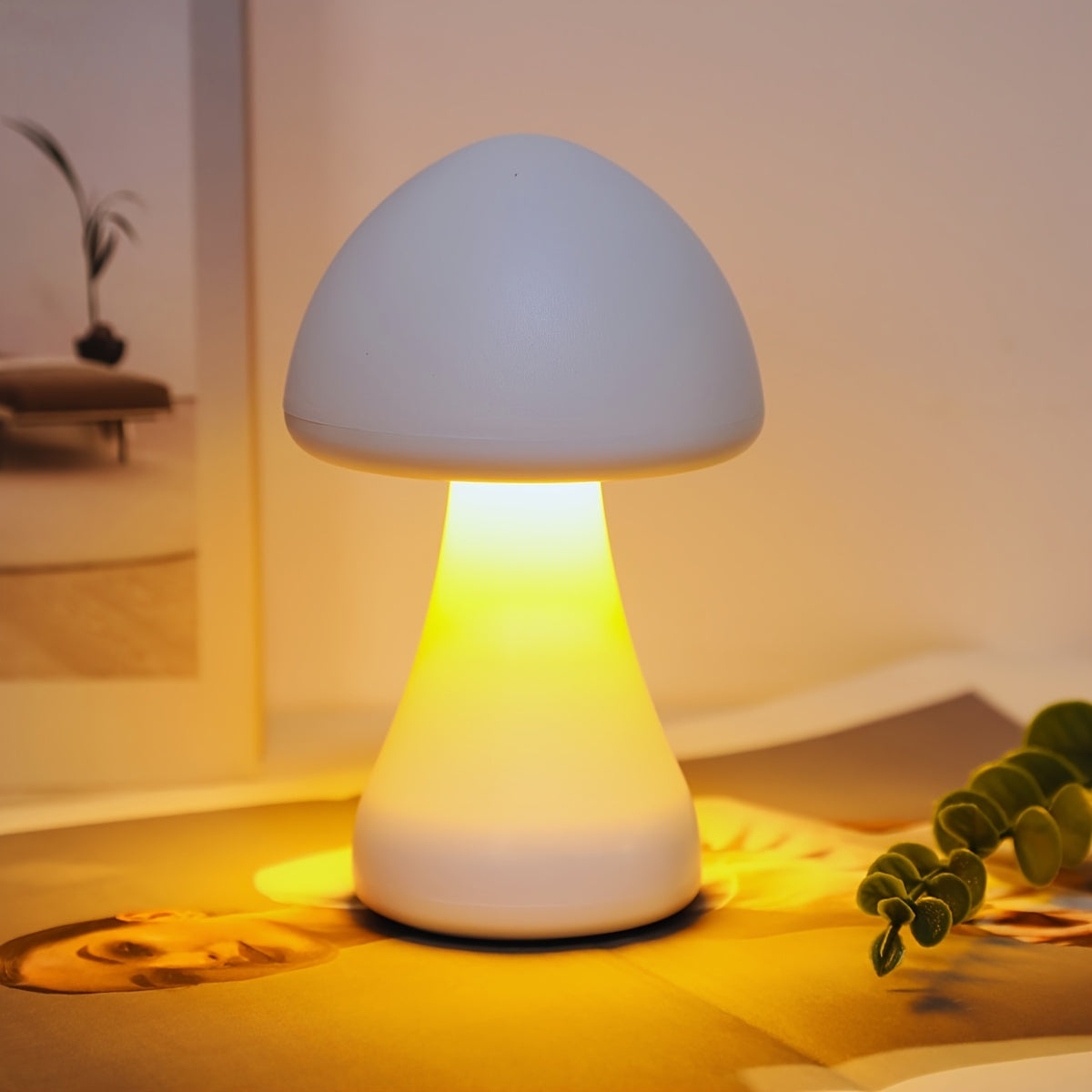 Abajur Moderno com Controle Touch, USB e Bateria Recarregável