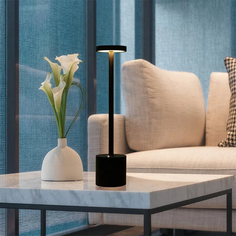 Abajur de Mesa Recarregável Sem Fio Decorativo para Iluminação