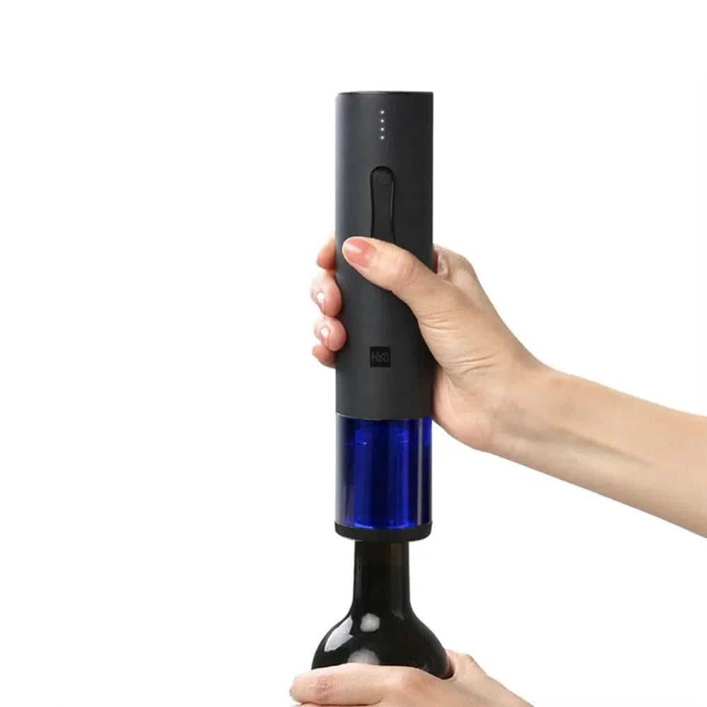 Abridor de Vinhos Elétrico Recarregável com Bateria - Acessório Prático para Sommelier