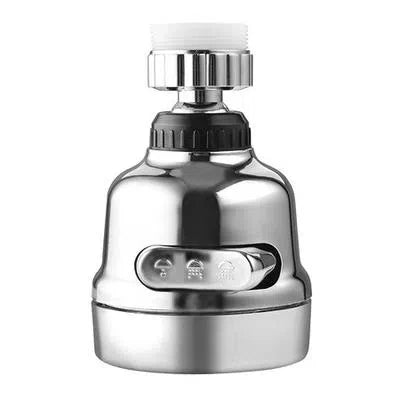 Adaptador de Torneira com Jato Rotativo 360° - Limpeza Prática e Eficiente