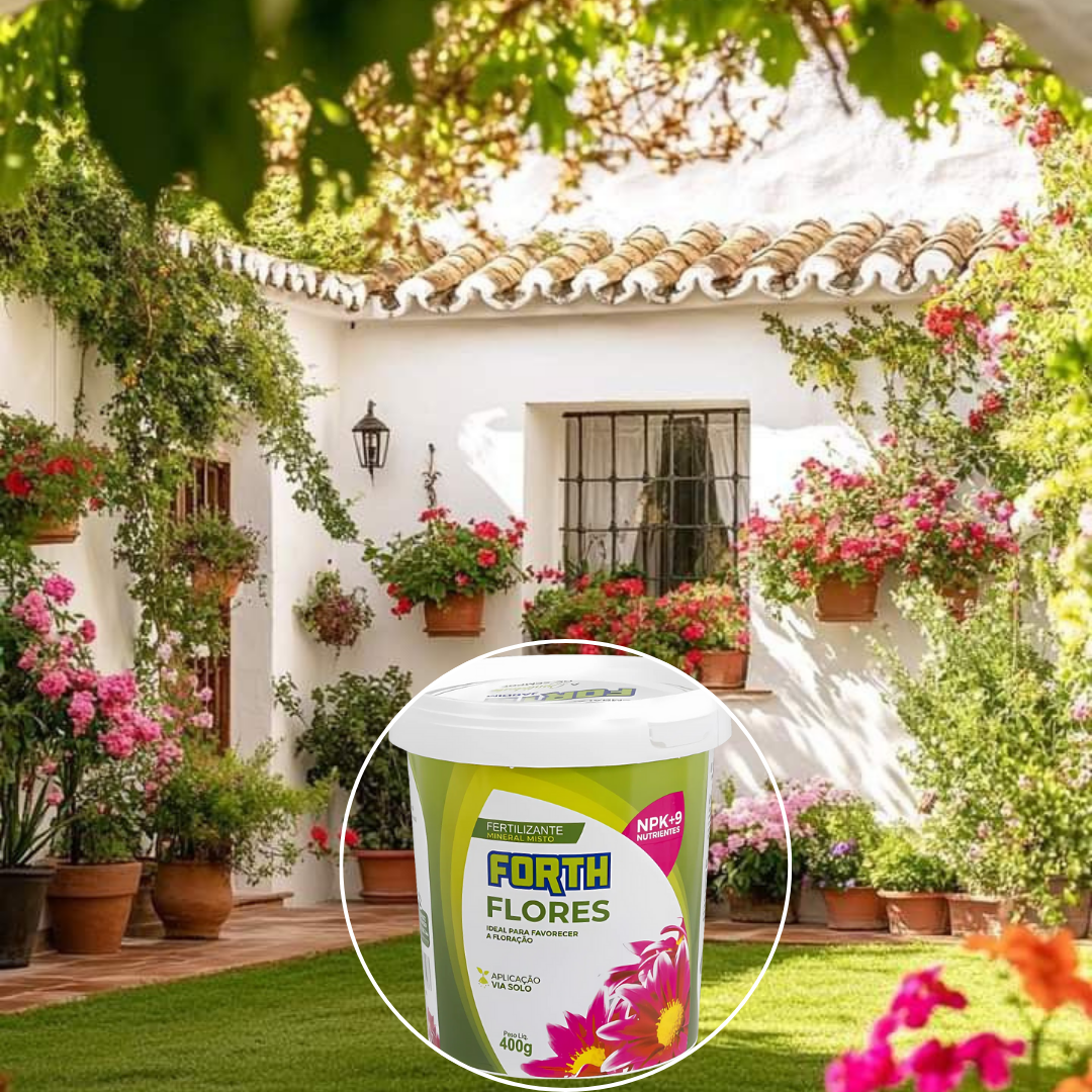 Adubo Orgânico Fertilizante para Plantas Forte Flores 400g - O Segredo para um Jardim Exuberante