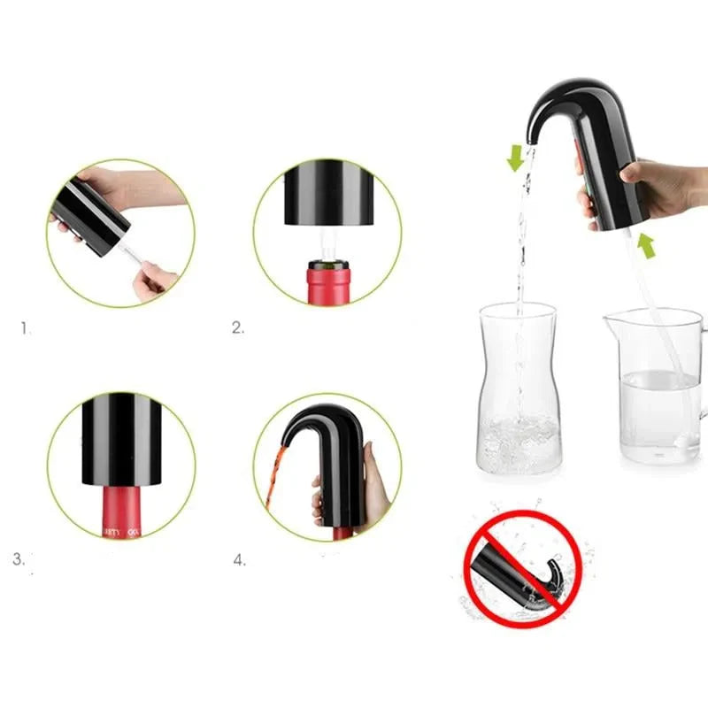 Aerador Eléctrico para Vinho - Dispositivo de Oxigenação Rápida