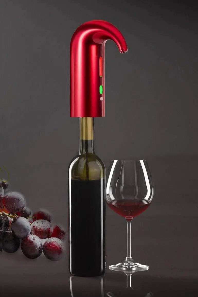 Aerador Eléctrico para Vinho - Dispositivo de Oxigenação Rápida