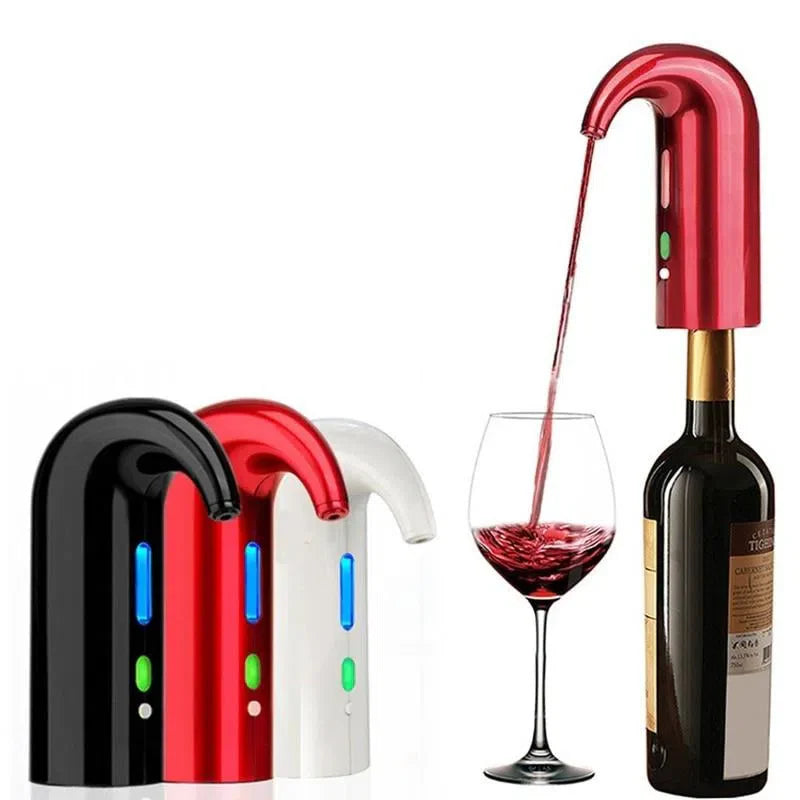 Aerador Eléctrico para Vinho - Dispositivo de Oxigenação Rápida
