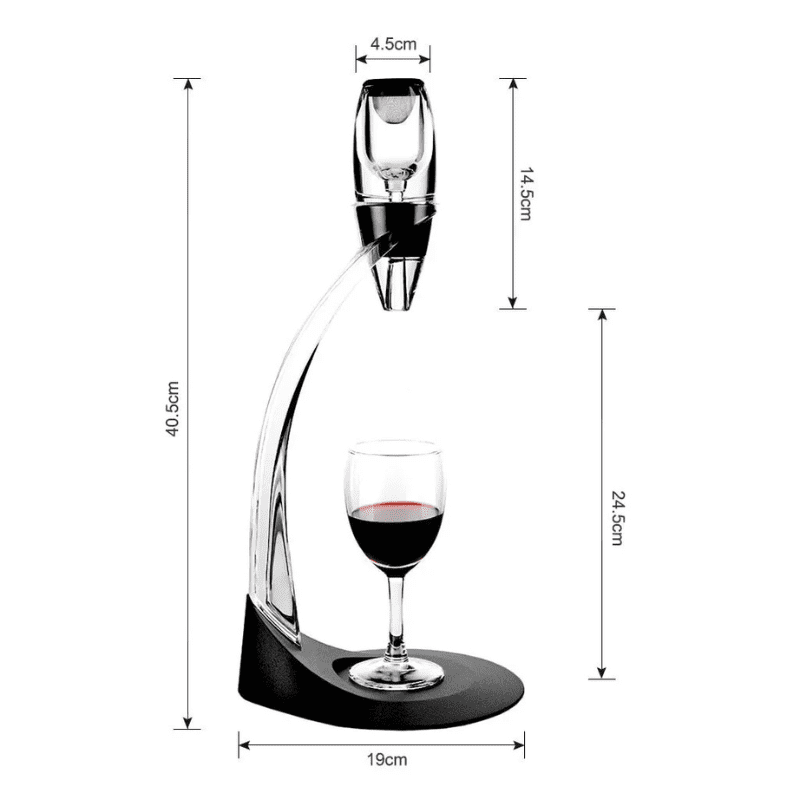 Aerador de Vinho Profissional Portátil para Uso Doméstico