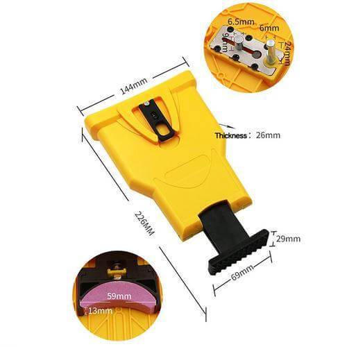 Afiador de Motosserra Elétrico - Afiador de Serra para Cortes Precisos