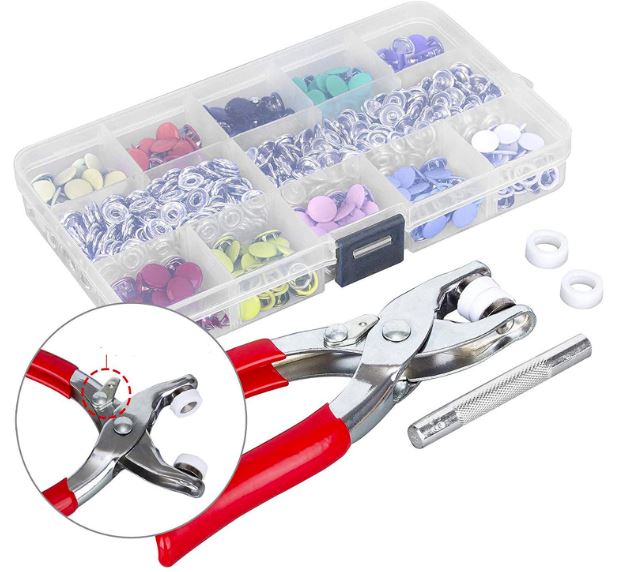 Alicate Premium para Fixação de Botões - Ferramenta de Costura Profissional