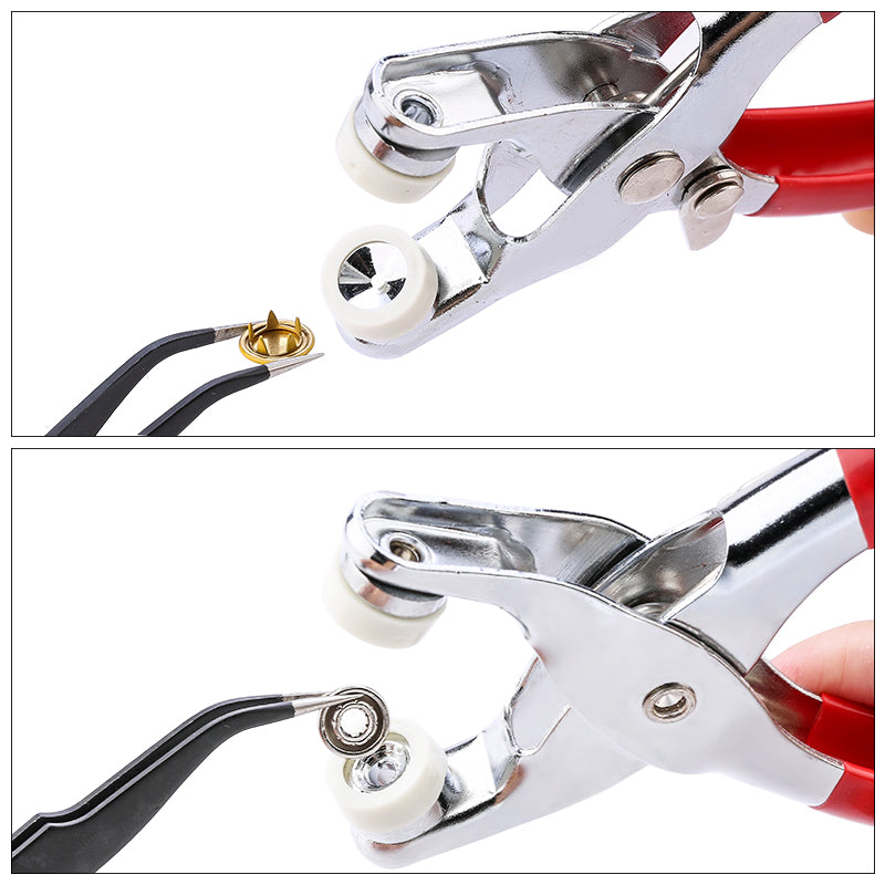 Alicate Premium para Fixação de Botões - Ferramenta de Costura Profissional