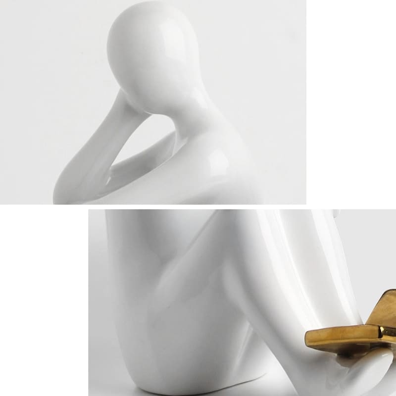 Aparador de Livros Cerâmico Decorativo Bibliocanto