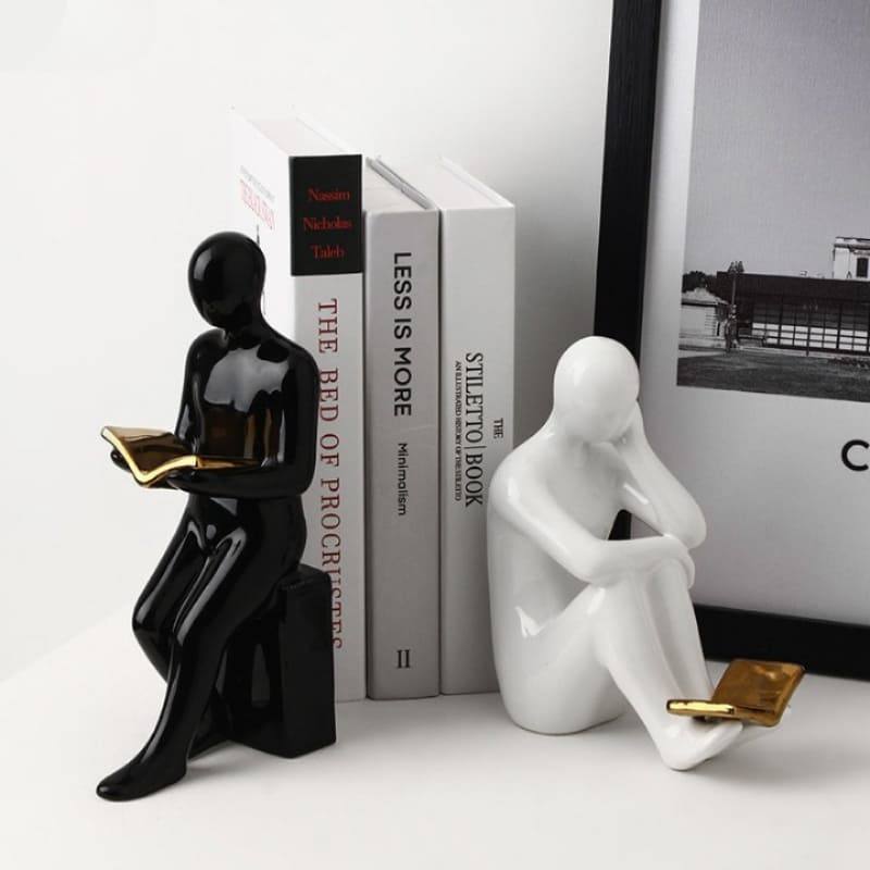 Aparador de Livros Cerâmico Decorativo Bibliocanto