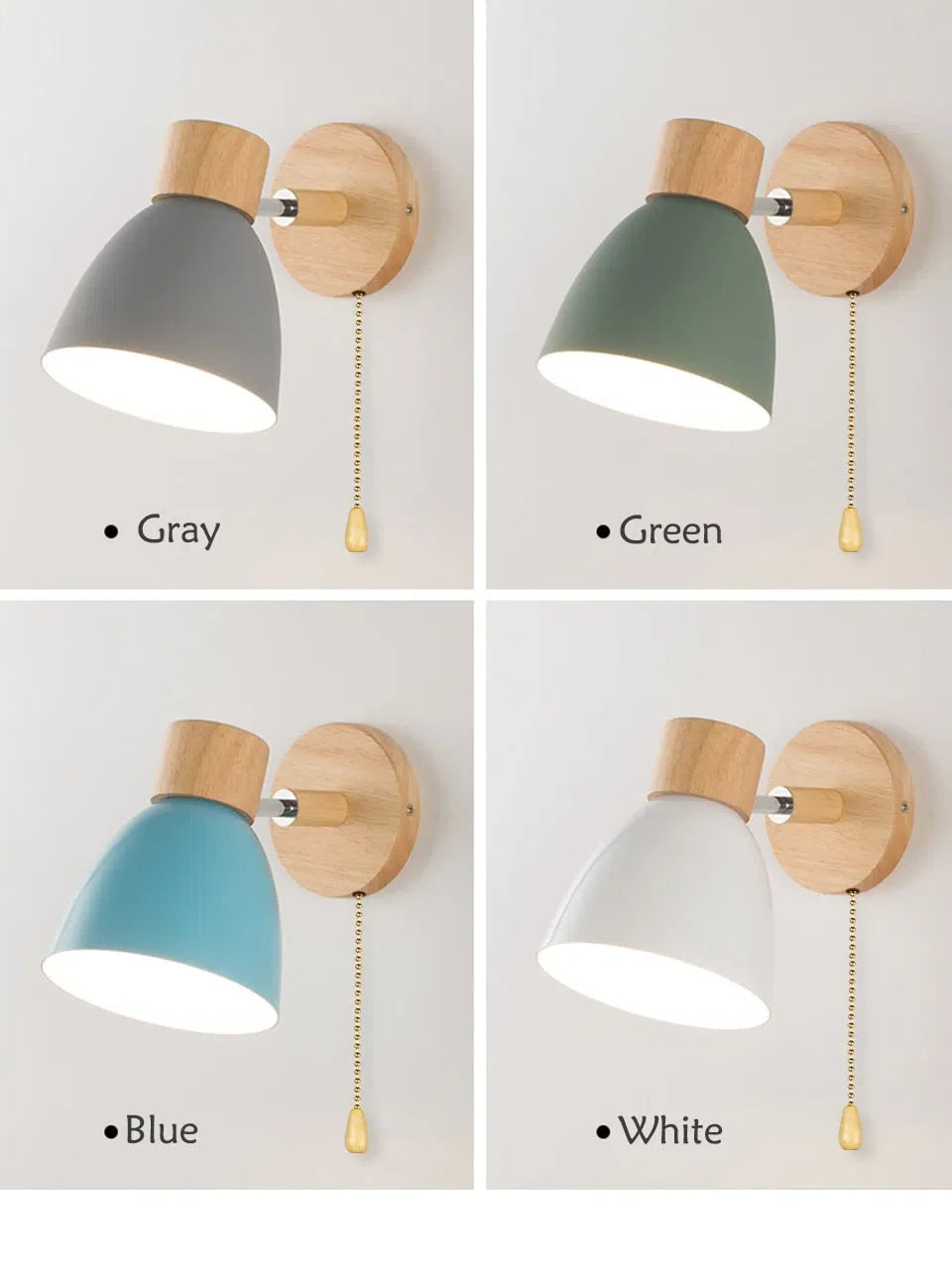 Arandela Curta em Estilo Nórdico - Iluminação Moderna para Ambientes