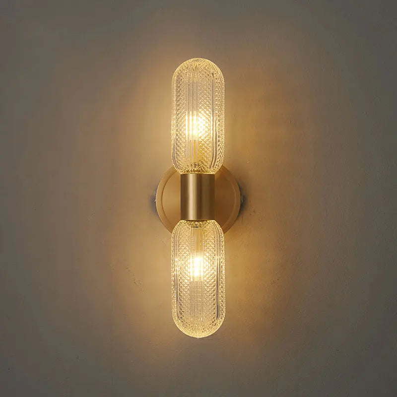 Arandela de Parede Interna Dourada Retro para Decoração - Elegância Clássica