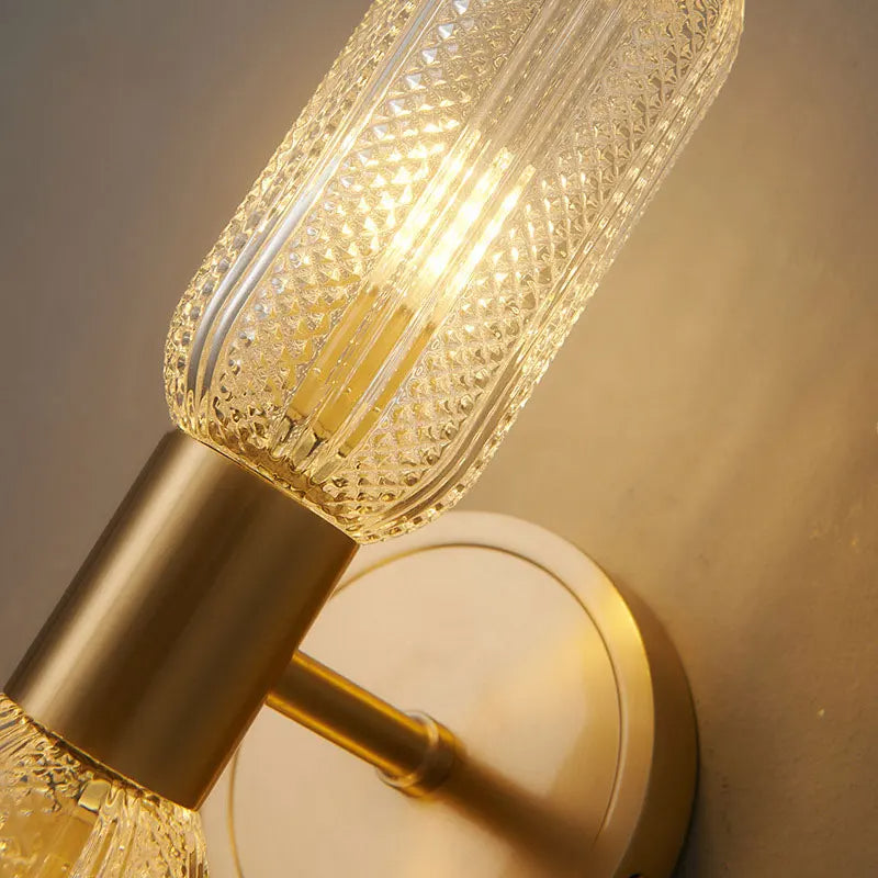 Arandela de Parede Interna Dourada Retro para Decoração - Elegância Clássica