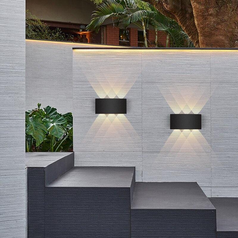 Arandela Externa de LED em Alumínio para Iluminação Externa