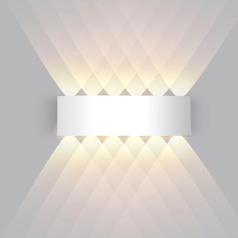 Arandela Externa de LED em Alumínio para Iluminação Externa