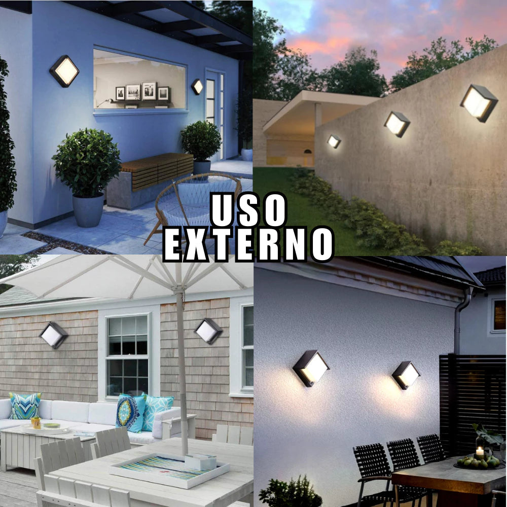 Arandela Externa para Jardim - Iluminação Decorativa Resistência à Intempérie