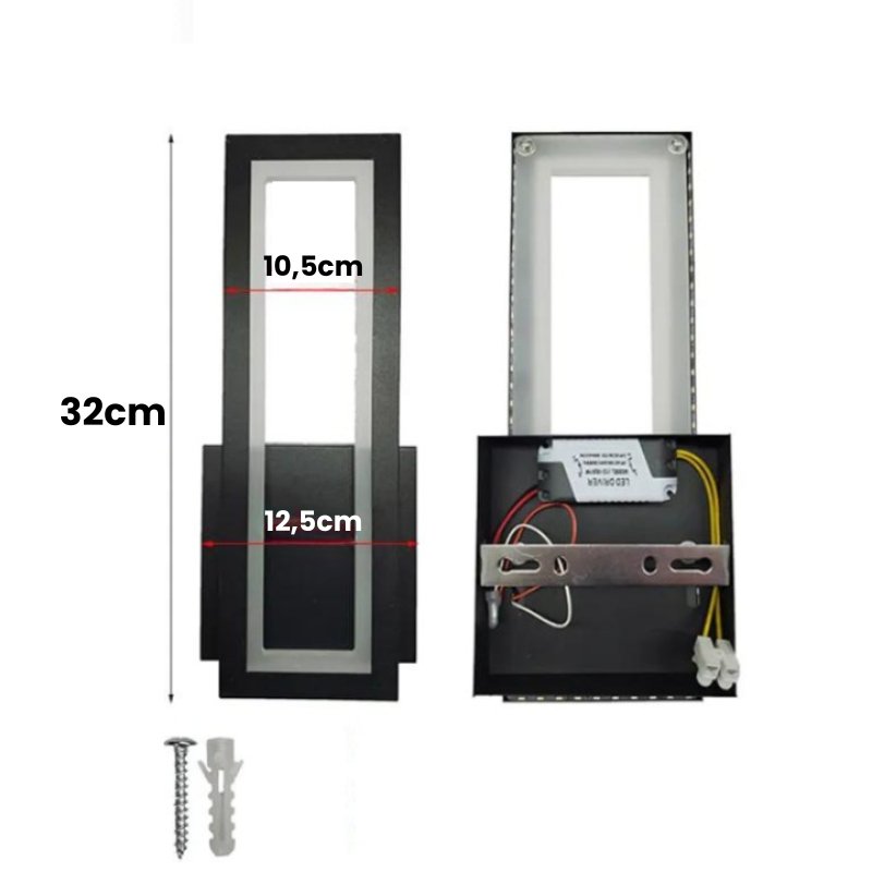 Arandela LED Moderna Minimalista para Iluminación Interior