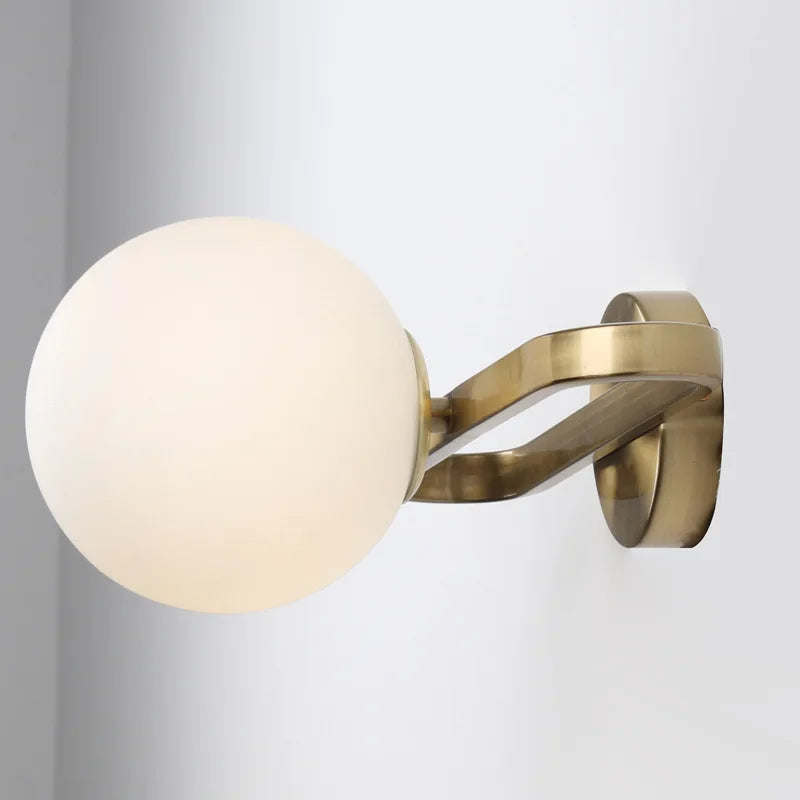 Arandela de Parede Interna Dourada com Iluminação LED - Design Moderno e Elegante
