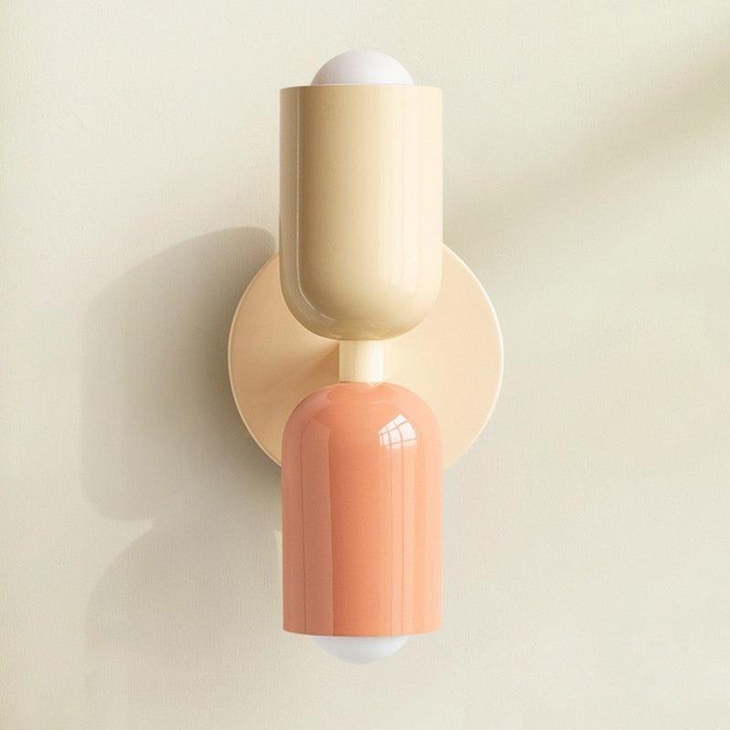 Arandela de Parede Dupla Minimalista em Metal - Iluminação Moderna para Ambientes