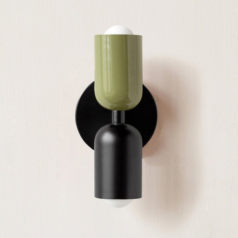 Arandela de Parede Dupla Minimalista em Metal - Iluminação Moderna para Ambientes
