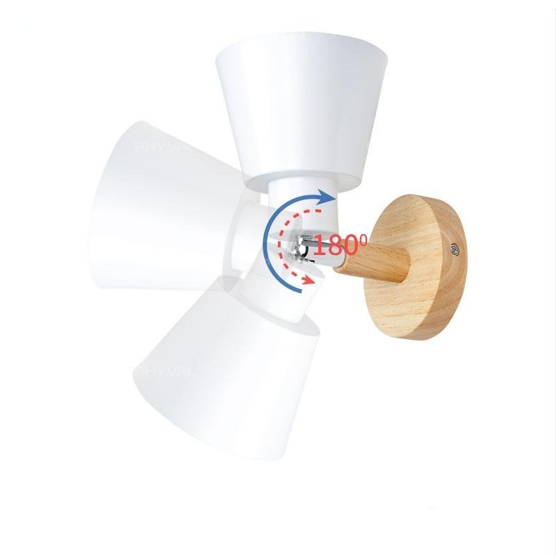 Arandela de Parede Interna Articulada Estilo Escandinavo para Iluminação