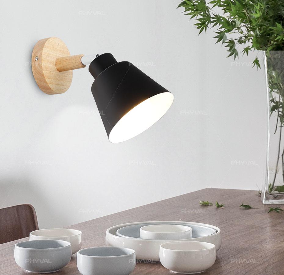 Arandela de Parede Interna Articulada Estilo Escandinavo para Iluminação