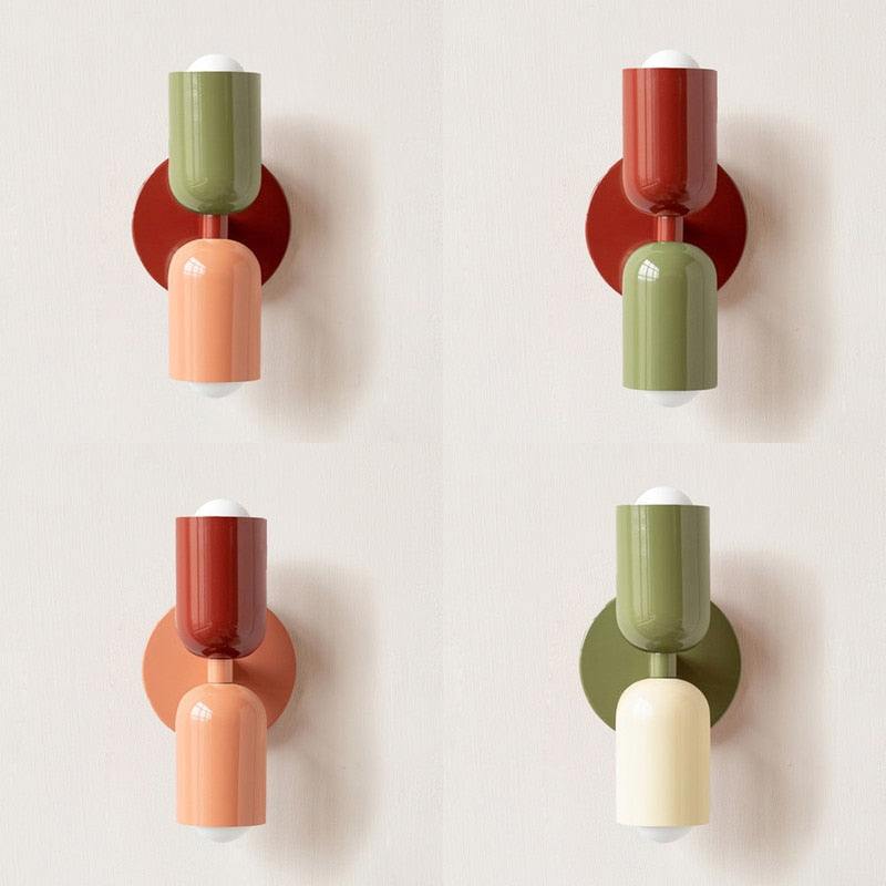 Arandela de Parede Interna Estilo Aquarela – Iluminação Decorativa para Ambientes