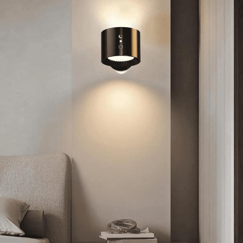 Arandela de Parede Interna LED Bifocal Sem Fio para Iluminação Decorativa