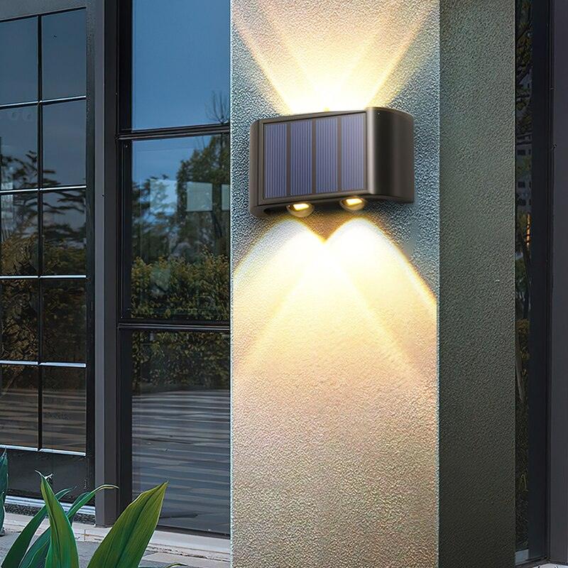 Arandela de Parede LED Solar para Área Externa - Iluminação Eficiente e Sustentável
