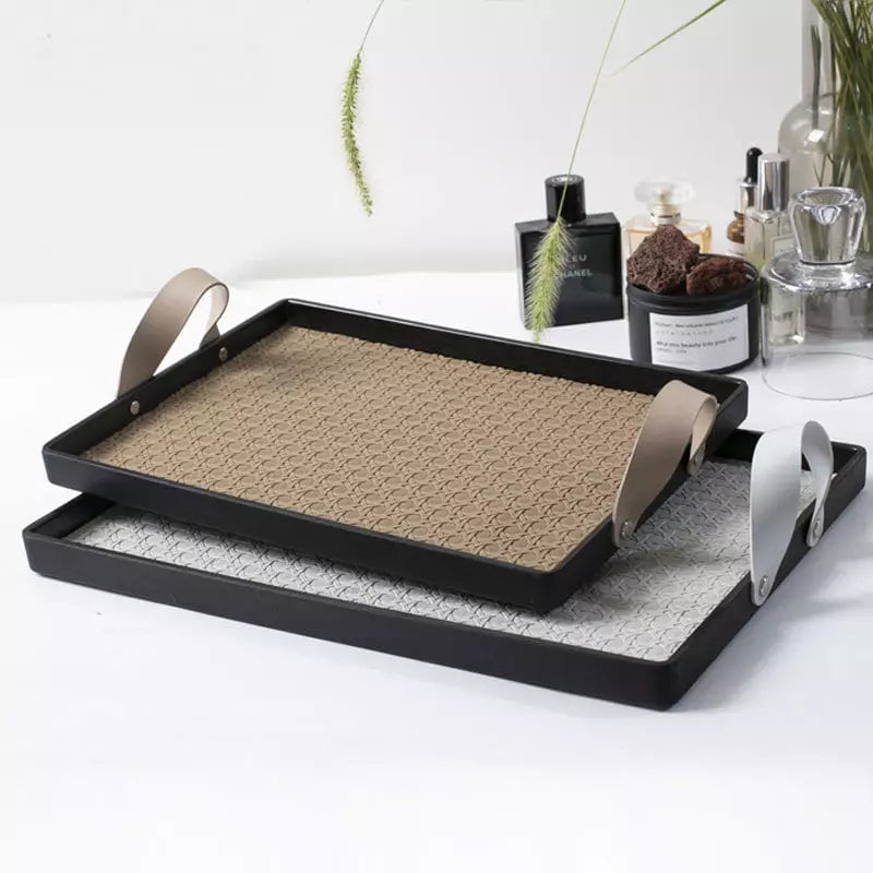 Bandeja Decorativa Retangular para Banheiro ou Sala com Alça