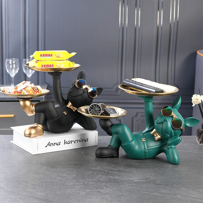 Bandeja Dupla BullDog Mordomo para Servir Alimentos