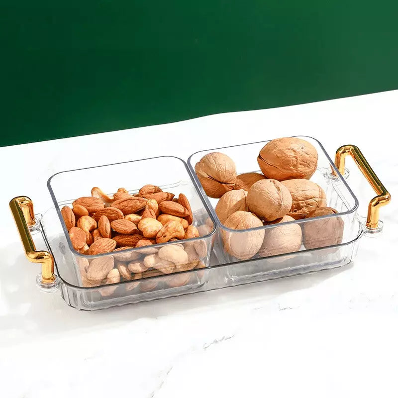 Bandeja Multifuncional para Lanches com Potes de Armazenamento