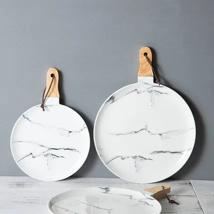 Bandeja de Cerâmica Estilo Nórdico - Design Moderno e Elegante