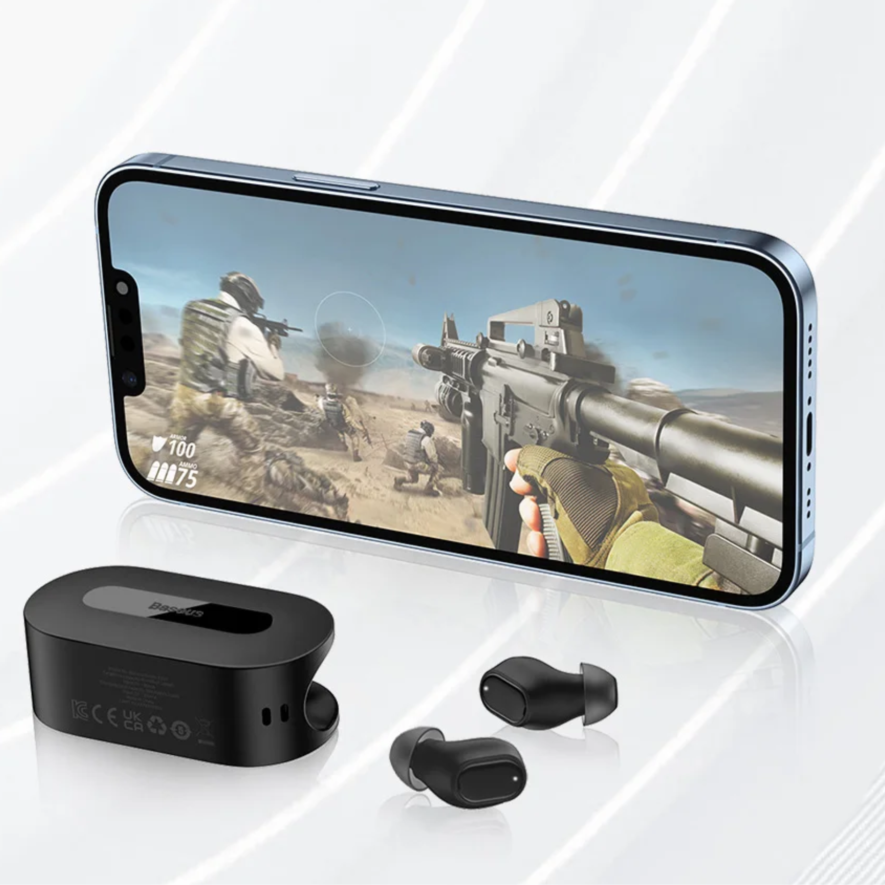 Fone de Ouvido Para Corrida Esportivo Bluetooth Baseus EZ10 Para um Estilo de Vida Ativo
