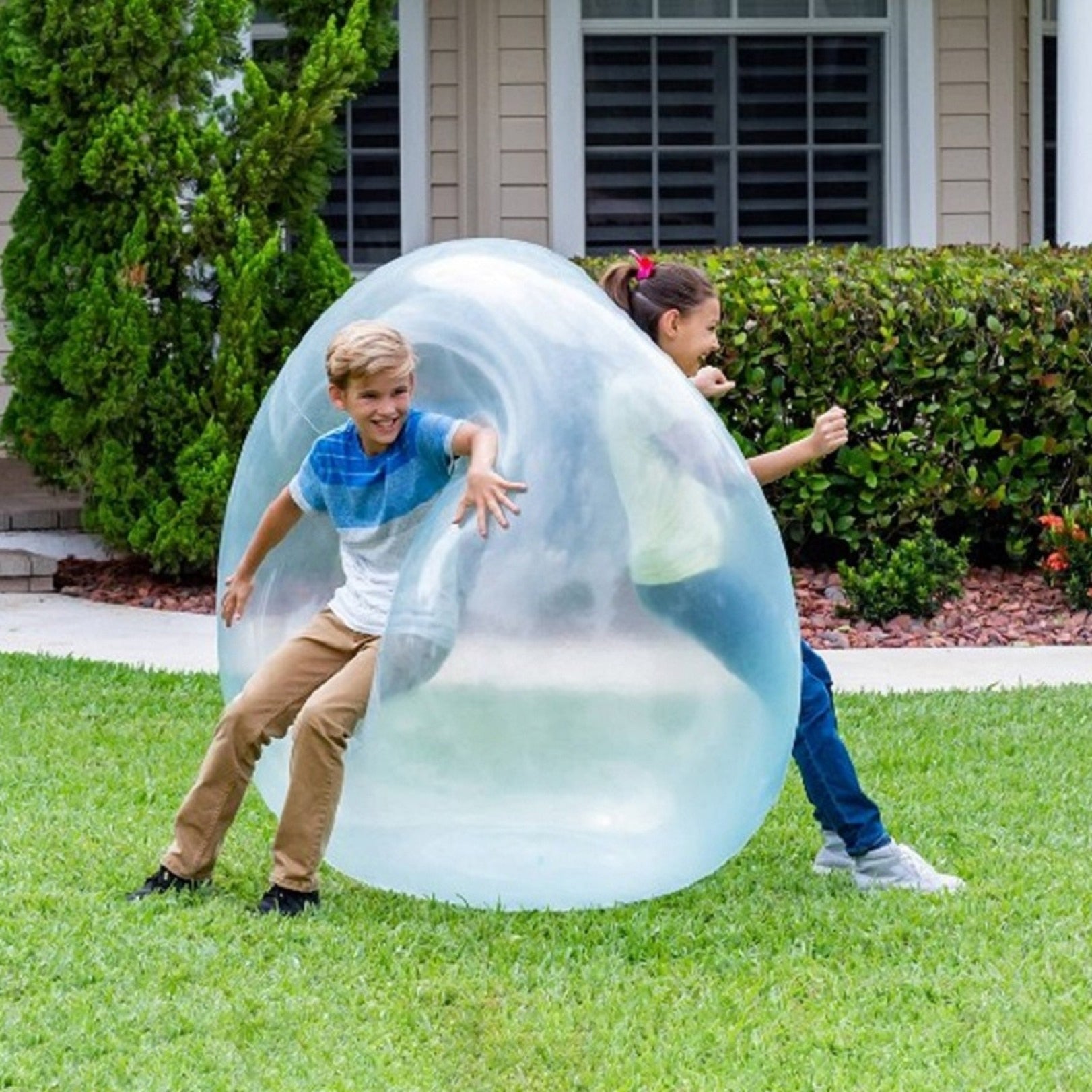 Bolha Mágica Indestrutível - Brinquedo de Água e Ar para Diversão Infinita