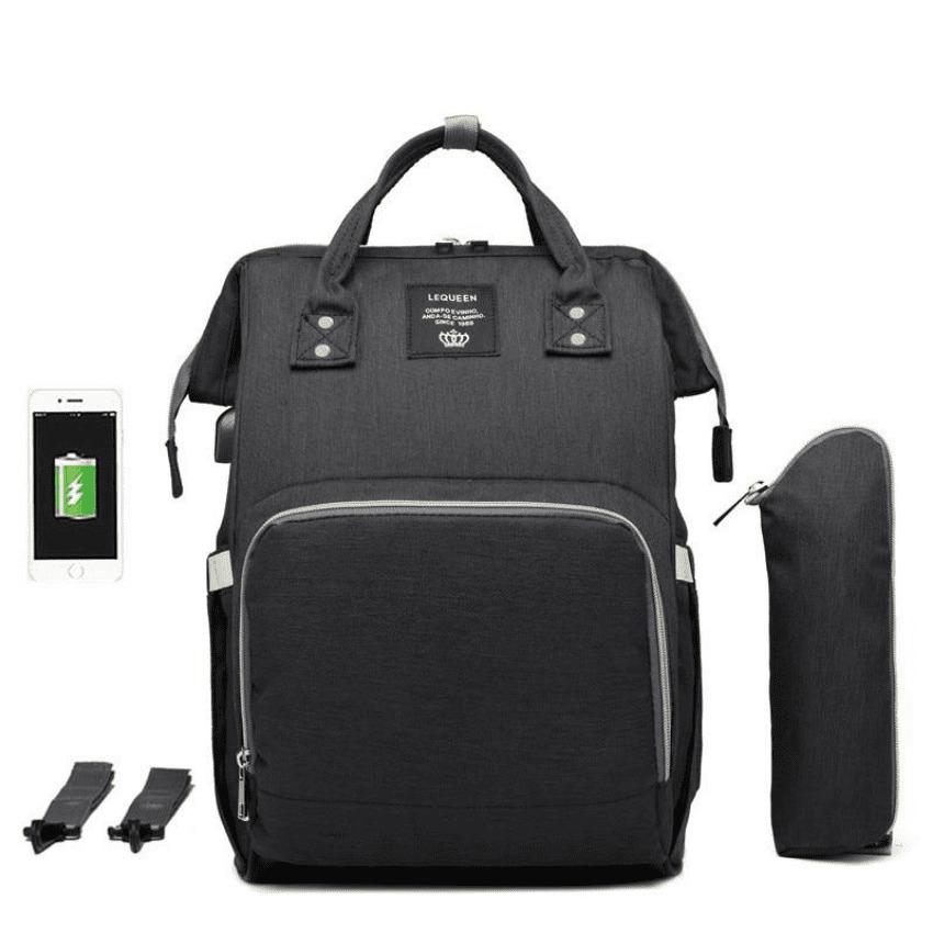 Bolsa Mochila Maternidade com Conexão USB