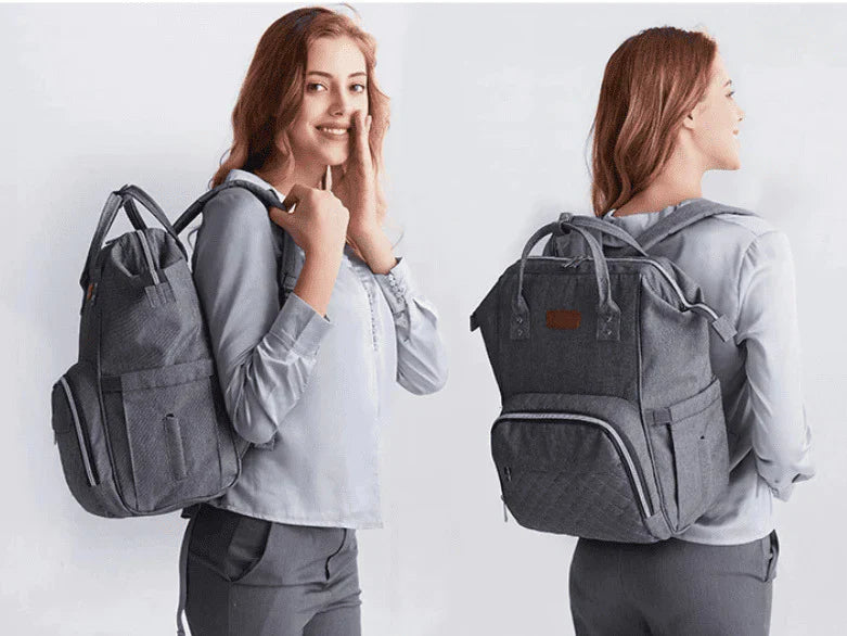 Bolsa Mochila Maternidade com Conexão USB