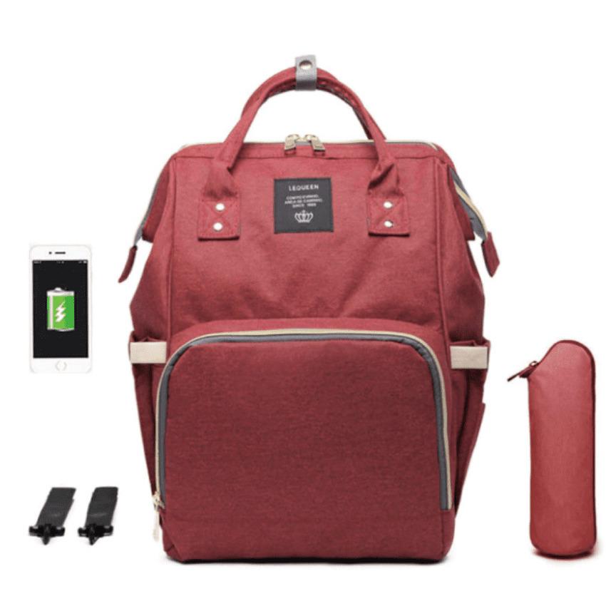 Bolsa Mochila Maternidade com Porta USB