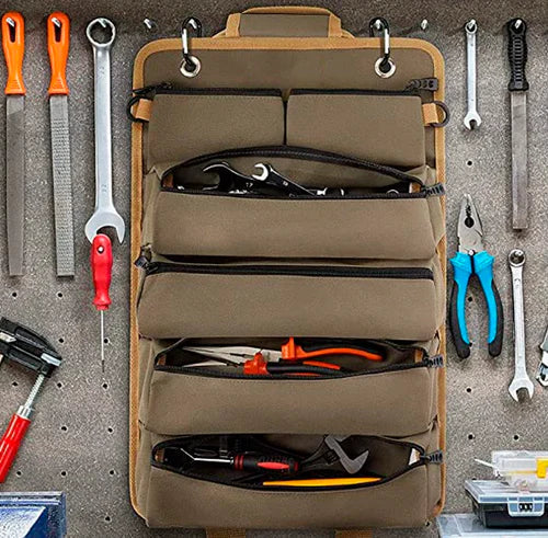 Bolsa Organizadora de Ferramentas Multifuncional - Ideal para Armazenamento e Transporte