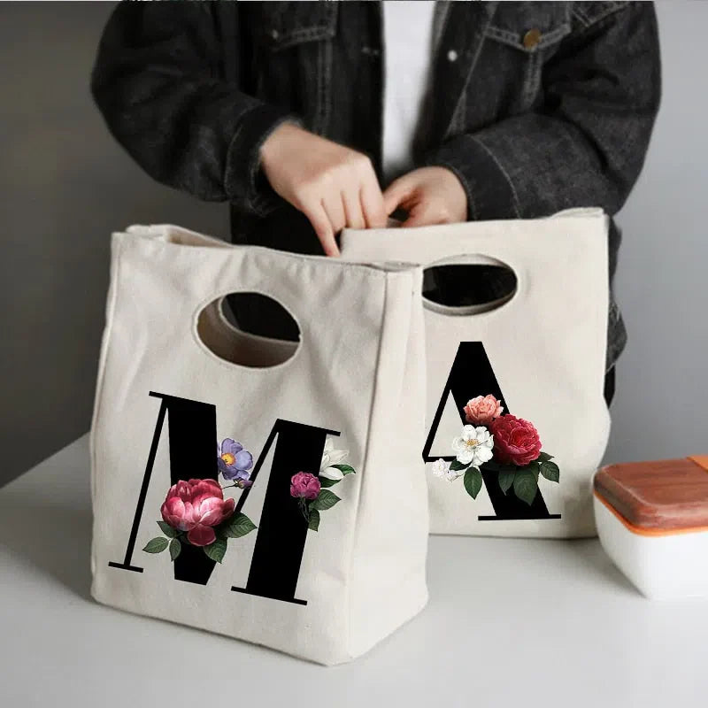 Bolsa Térmica Floral Alpha para Alimentos - Isotérmica, Portátil y Resistente