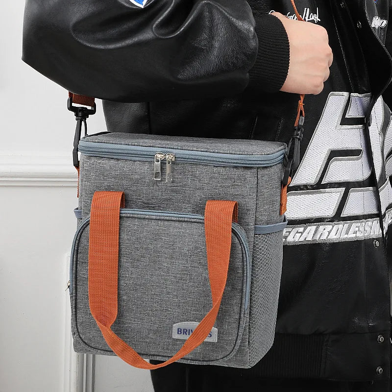 Bolsa Térmica Slim para Alimentos - Isotérmica, Compacta e Ideal para Viajes