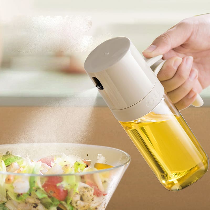 Borrifador de Azeite com Porta Azeite e Vinagre - Utensílio de Cozinha