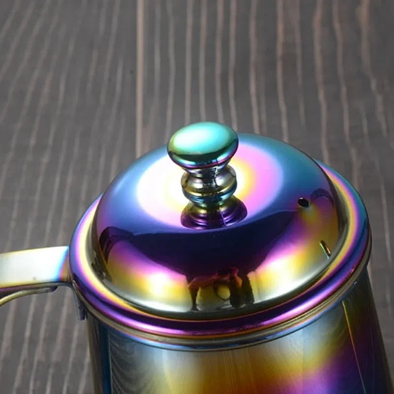 Bule de Aço Inoxidável com Bico Fino - Coleção Arco-Íris