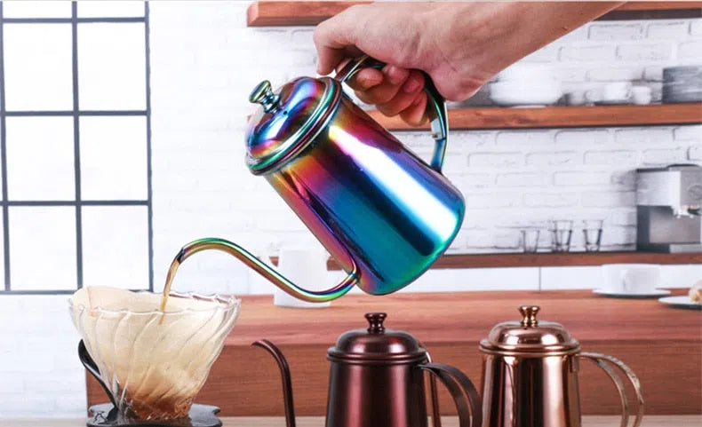 Bule de Aço Inoxidável com Bico Fino - Coleção Arco-Íris