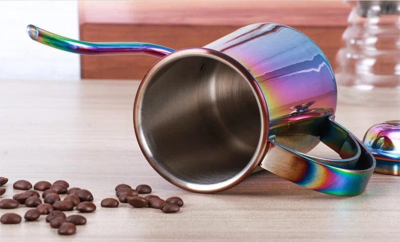 Bule de Aço Inoxidável com Bico Fino - Coleção Arco-Íris