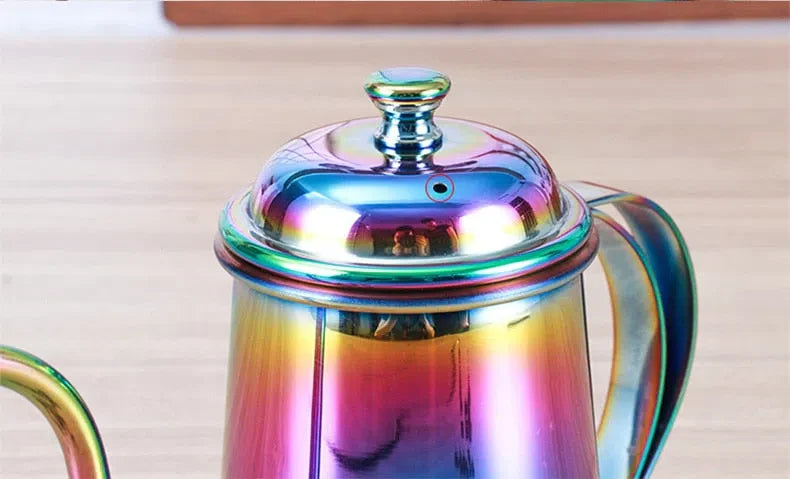 Bule de Aço Inoxidável com Bico Fino - Coleção Arco-Íris