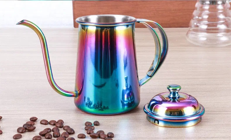 Bule de Aço Inoxidável com Bico Fino - Coleção Arco-Íris