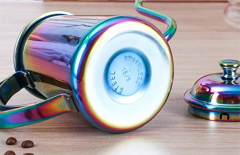 Bule de Aço Inoxidável com Bico Fino - Coleção Arco-Íris